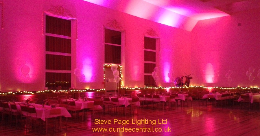 hall uplighters hire